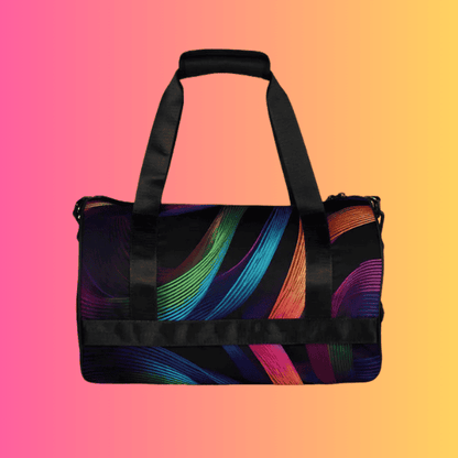Neon Swirl Festival Travel Bag