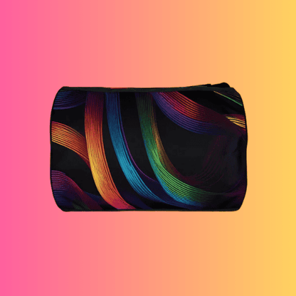 Neon Swirl Festival Travel Bag