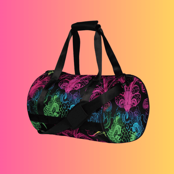 Neon Lace Festival Travel Bag for Ravers