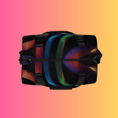 Neon Swirl Festival Travel Bag