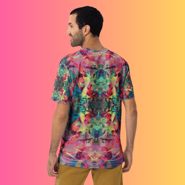 Electrifying Trippy Abstract EDM T-Shirt for Passionate Festival Goers