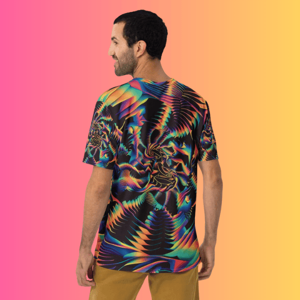 Psychedelic Abstract EDM Festival T-Shirt for Ultimate Vibes and Self-Expression