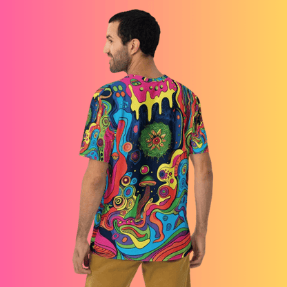 Psychedelic Trippy Abstract T-Shirt for Raves and Festivals