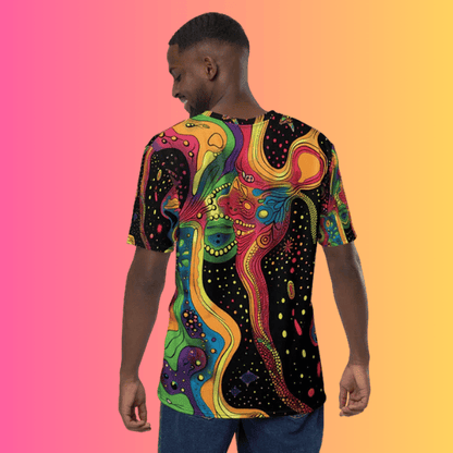 Psychedelic Festival Vibes T-Shirt for Men – Embrace the EDM Spirit