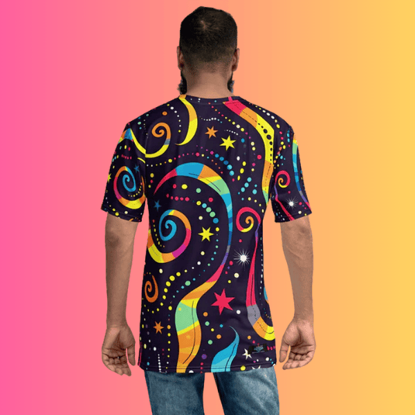 Psychedelic Vibes Men's Festival T-Shirt for EDM Fans
