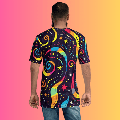 Psychedelic Vibes Men's Festival T-Shirt for EDM Fans