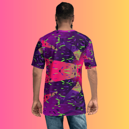 Men's Vibrant Festival Vibe T-Shirt for EDM Enthusiasts