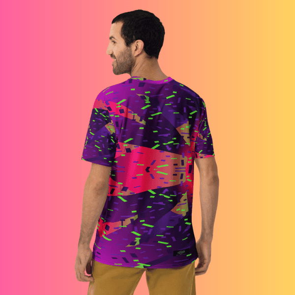Men's Vibrant Festival Vibe T-Shirt for EDM Enthusiasts