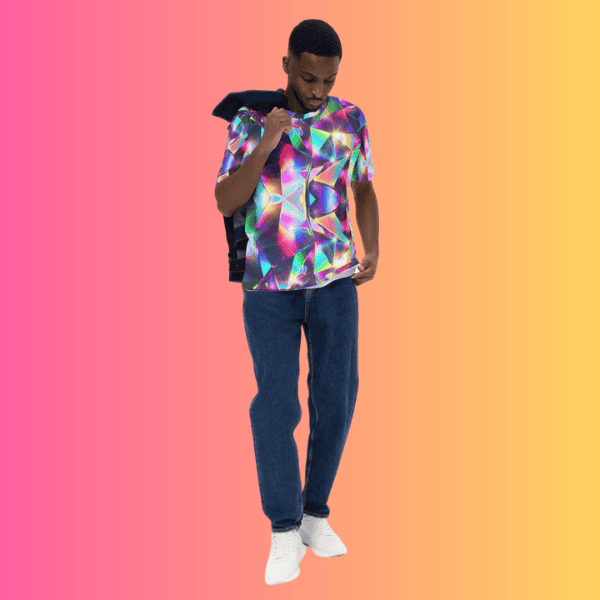 Vibrant Men’s Festival Vibes T-Shirt for EDM Lovers