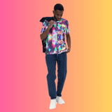 Vibrant Men’s Festival Vibes T-Shirt for EDM Lovers