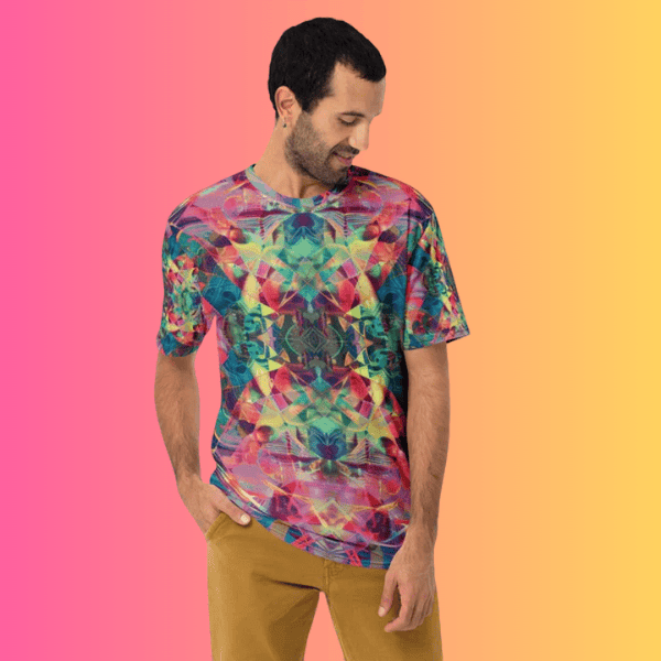 Electrifying Trippy Abstract EDM T-Shirt for Passionate Festival Goers