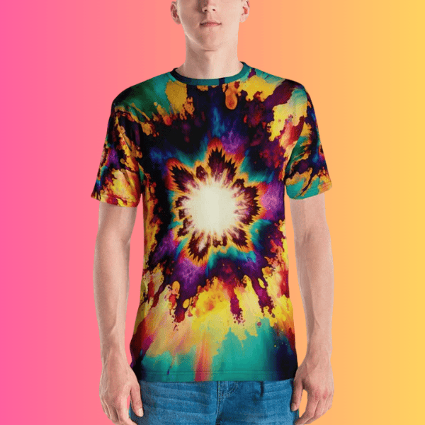 Vibrant Tie-Dye Festival Tee for Music Lovers