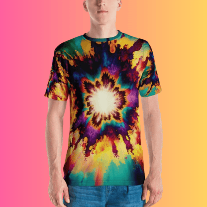 Vibrant Tie-Dye Festival Tee for Music Lovers