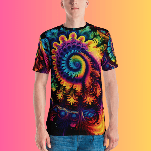 Vibrant Tie-Dye Festival T-Shirt for EDM Enthusiasts - Essential Gear for Music Lovers