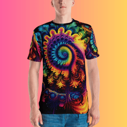 Vibrant Tie-Dye Festival T-Shirt for EDM Enthusiasts - Essential Gear for Music Lovers