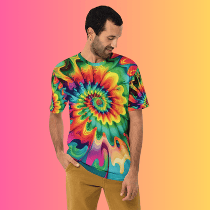 Vibrant Tie-Dye Festival T-Shirt for EDM Lovers