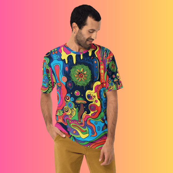 Psychedelic Trippy Abstract T-Shirt for Raves and Festivals