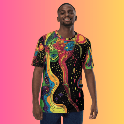 Psychedelic Festival Vibes T-Shirt for Men – Embrace the EDM Spirit
