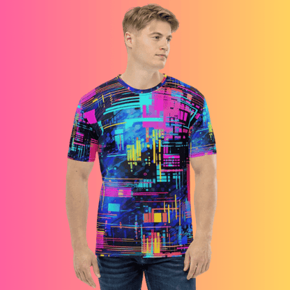 Men's Vibrant Festival Vibe Tee - Perfect for Raves and Outdoor Festivals