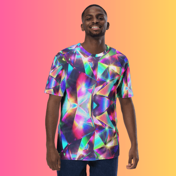 Vibrant Men’s Festival Vibes T-Shirt for EDM Lovers