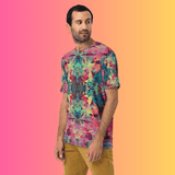 Electrifying Trippy Abstract EDM T-Shirt for Passionate Festival Goers