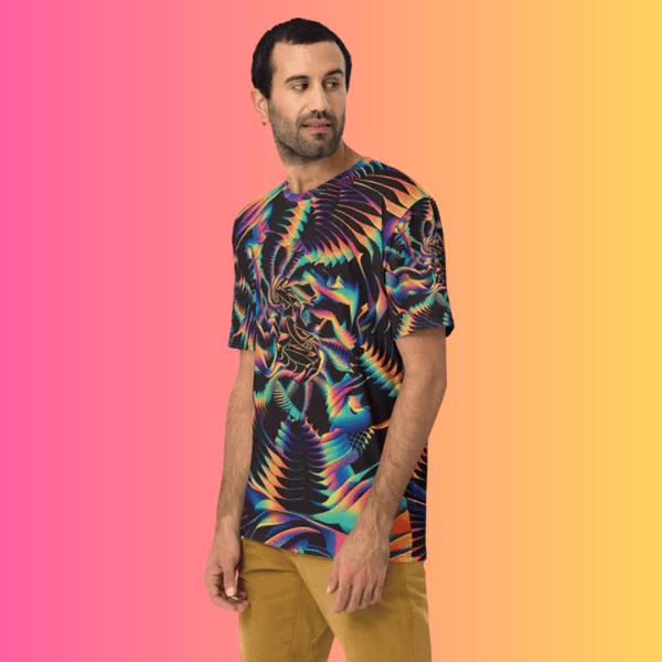 Psychedelic Abstract EDM Festival T-Shirt for Ultimate Vibes and Self-Expression