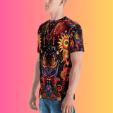 Psychedelic Vibes Men's T-Shirt - Essential Festival Gear for EDM Lovers