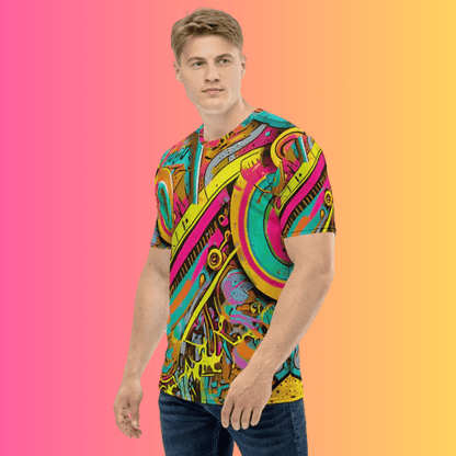 Vibrant Men's Festival T-Shirt for Rave Lovers
