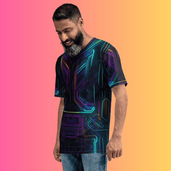 Festival Vibes Men's Playful T-Shirt for Rave Enthusiasts