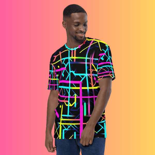 Men's Vibrant Festival Vibes T-Shirt - Perfect Rave Gear for EDM Lovers
