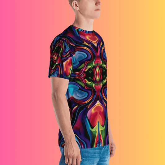 Vibrant Abstract Festival T-Shirt for Music Lovers