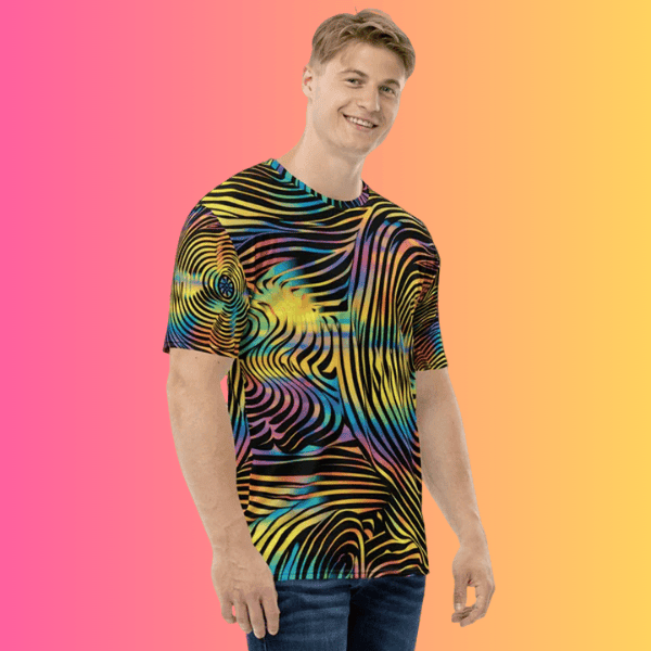 Psychedelic Electric Men's Rave T-Shirt – EDM Festival Essential