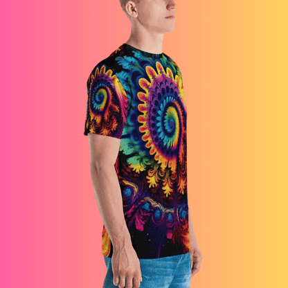 Vibrant Tie-Dye Festival T-Shirt for EDM Enthusiasts - Essential Gear for Music Lovers