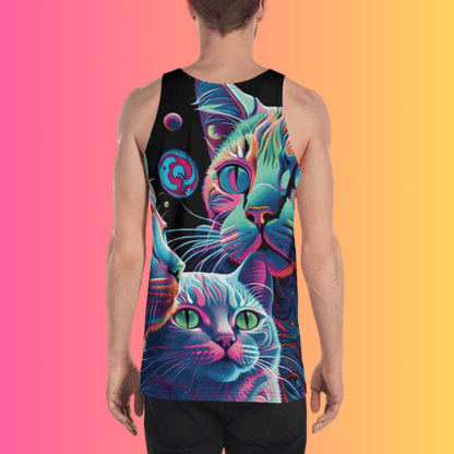 Psychedelic Trippy Streetwear Tank Top for Rave Lovers