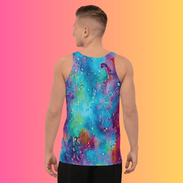 Vibrant Festival Tank Top - Soft & Playful Fit for EDM Adventures
