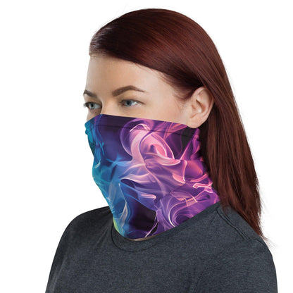 Rainbow Smoke Neck Gaiter - Festival Essential - EDMFestieGear.com