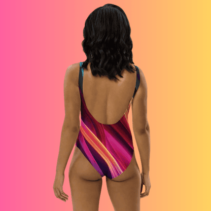 Festival-Ready One-Piece Swimsuit for EDM Vibes