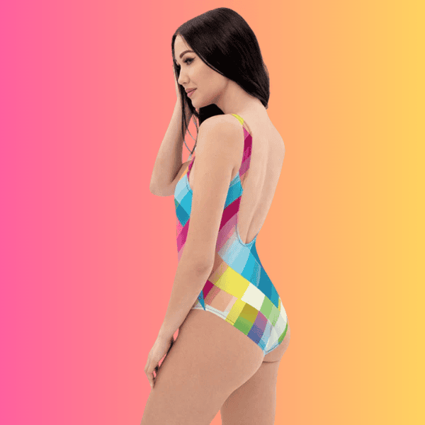 Cheeky Festival One-Piece Swimsuit for Rave and EDM Lovers