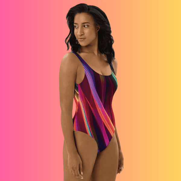 Festival-Ready One-Piece Swimsuit for EDM Vibes