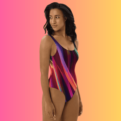 Festival-Ready One-Piece Swimsuit for EDM Vibes