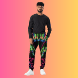 Electric Neon Joggers for Raves and Festivals - Bold Comfort and Style