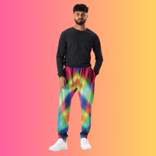 Electric Neon Joggers for Rave and Festival Vibes
