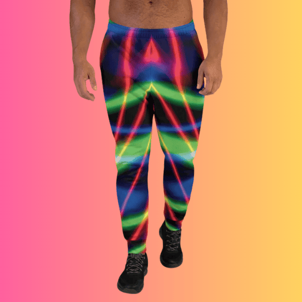 Electric Neon Joggers for Rave Warriors and Festival Goers