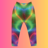 Electric Neon Joggers for Rave Culture and Music Festivals