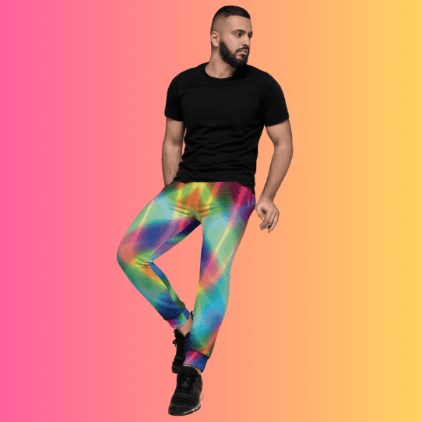 Electric Neon Joggers for Rave and Festival Vibes