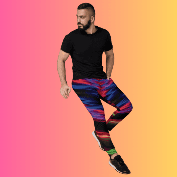 Electric Neon Rave Joggers - Glow and Flow at Every Festival