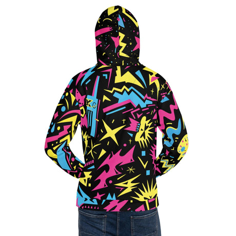 Neon Crazy Unisex Festival Hoodie - EDMFestieGear.com