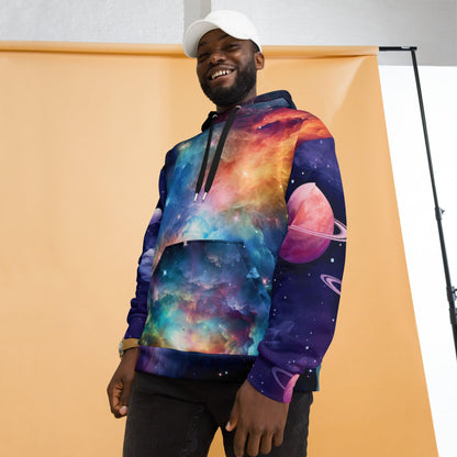 Space Galaxy Unisex Hoodie for EDM Festivals - EDMFestieGear.com