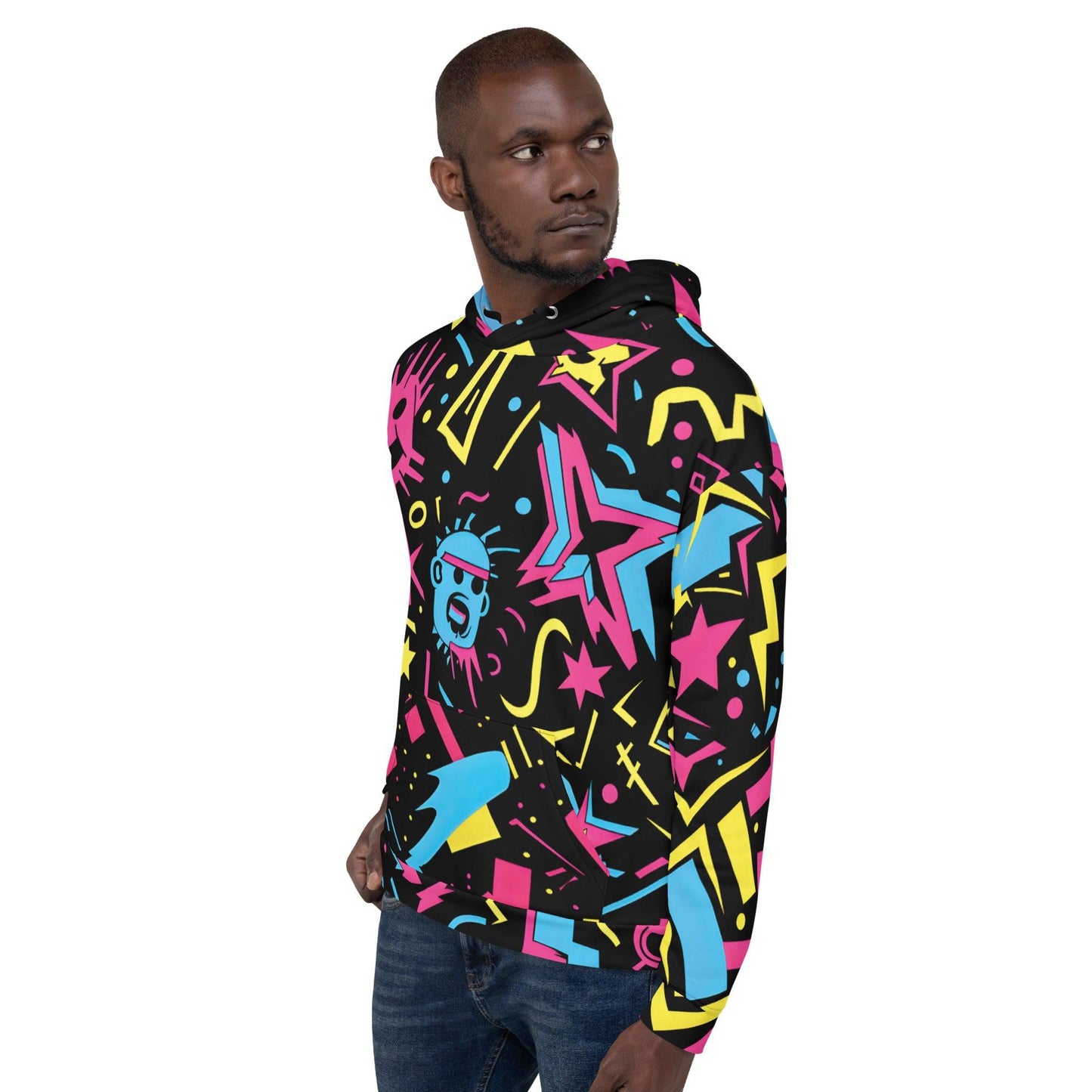 Neon Crazy Unisex Festival Hoodie - EDMFestieGear.com