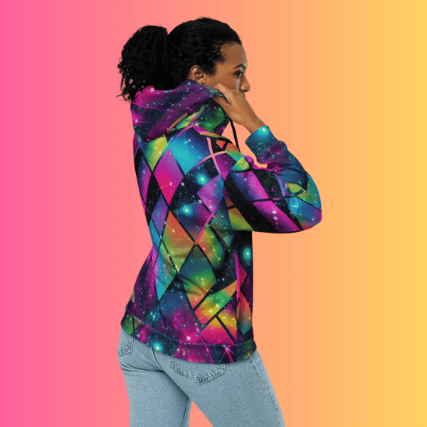 Eco-Friendly Unisex Zip Hoodie for Festivals and Raves